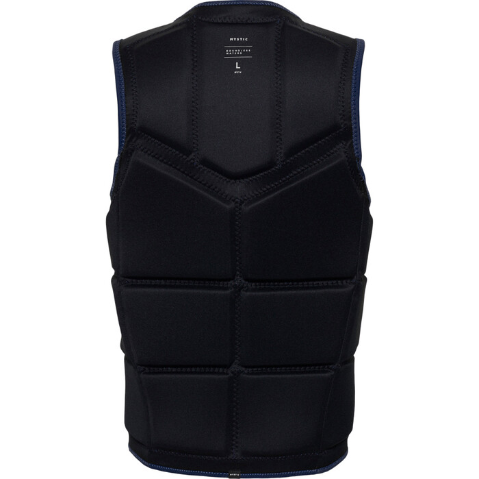 2024 Mystic Mnner Star Front Zip Wake Impact Vest 35005.240245 - Navy